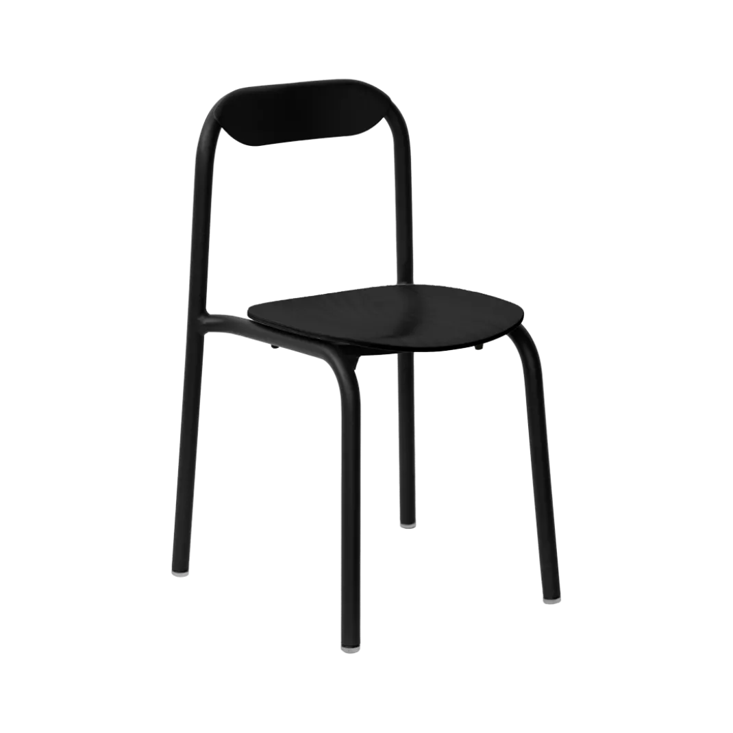 CHAISE BOIS TEINTÉ