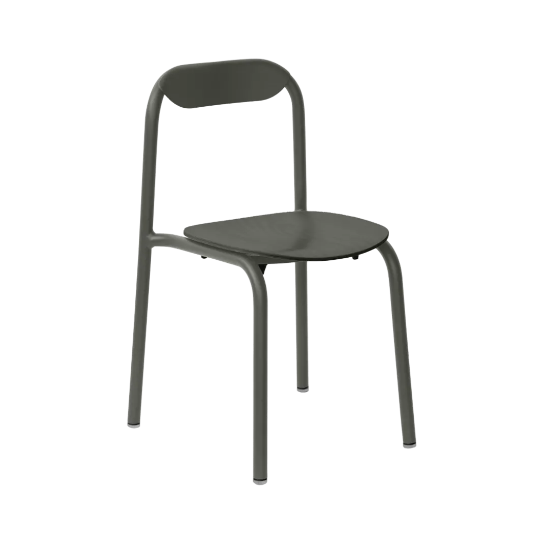 CHAISE BOIS TEINTÉ