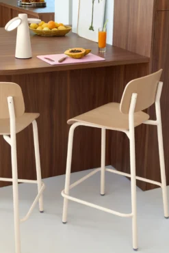 CHAISE DE BAR CHÊNE H65