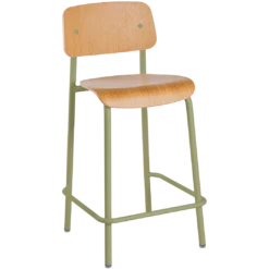 CHAISE DE BAR CHÊNE H65