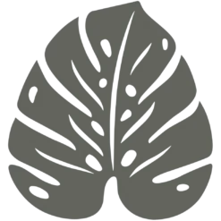 DESSOUS DE PLAT MONSTERA 24 X 22 CM