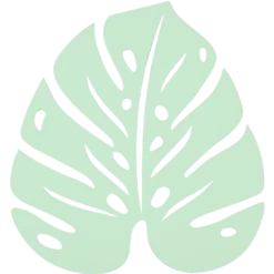 DESSOUS DE PLAT MONSTERA 24 X 22 CM