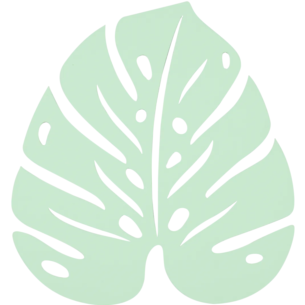 DESSOUS DE PLAT MONSTERA 24 X 22 CM