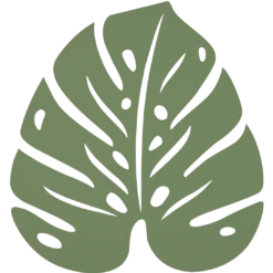 DESSOUS DE PLAT MONSTERA 24 X 22 CM