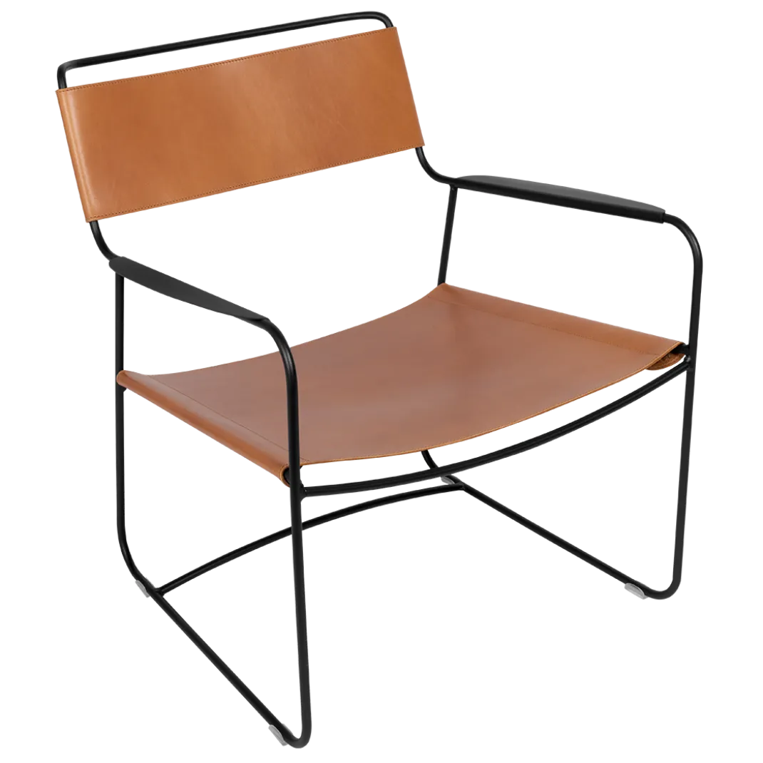FAUTEUIL BAS CUIR