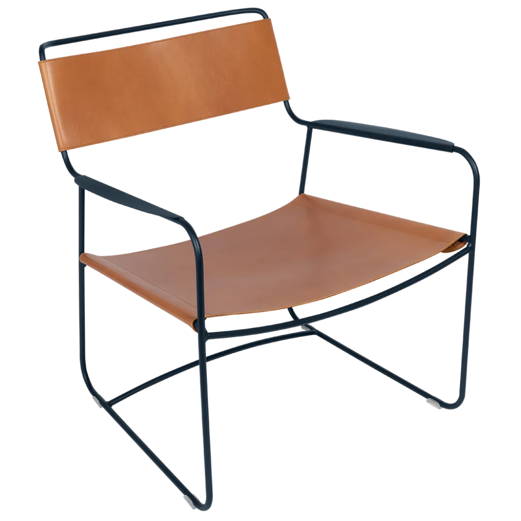 FAUTEUIL BAS CUIR