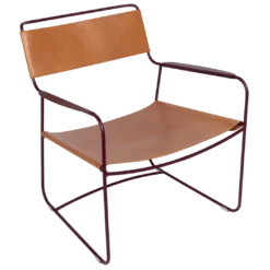 FAUTEUIL BAS CUIR