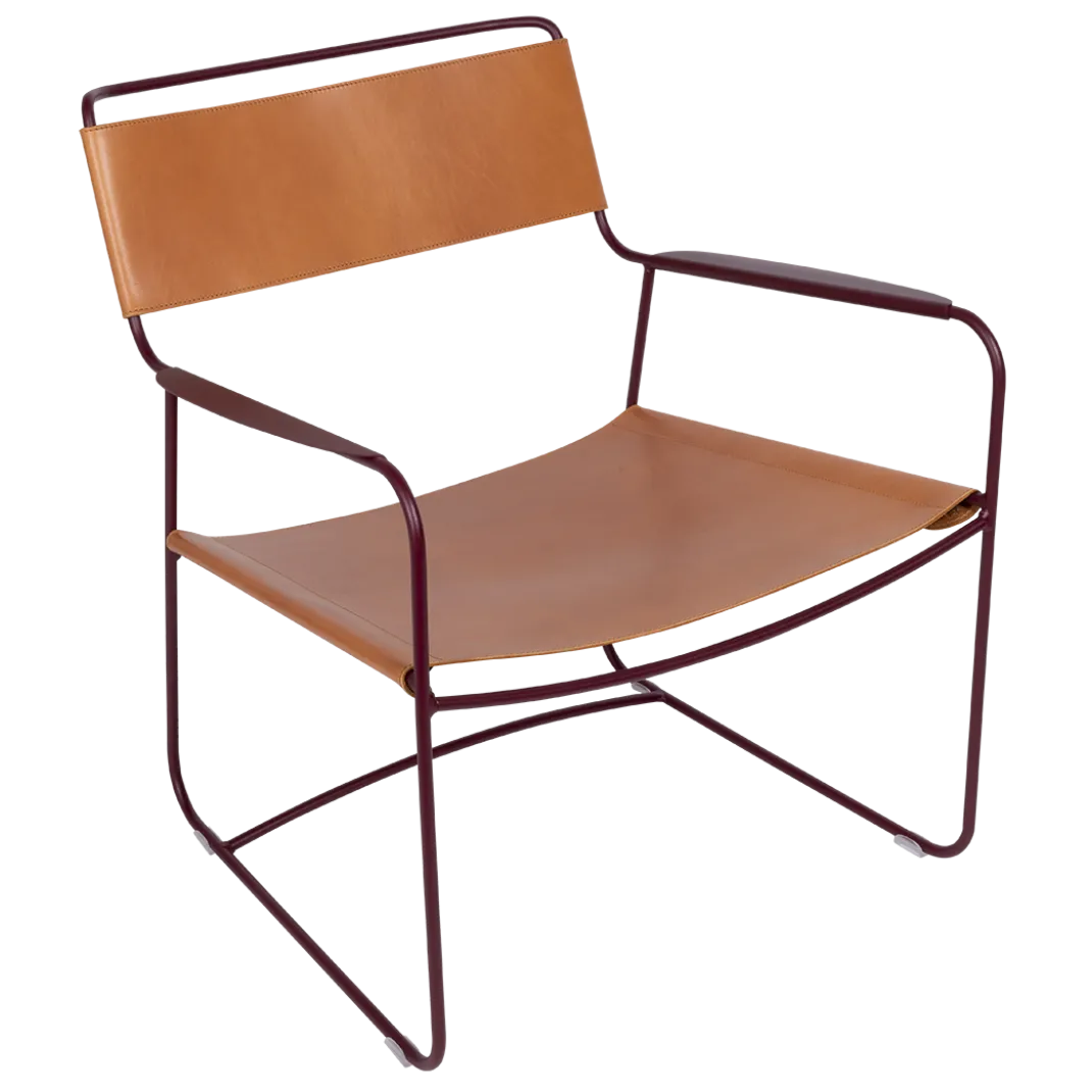 FAUTEUIL BAS CUIR