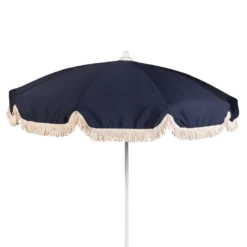 PARASOL Ø250 CM FINITION BAVOLET ET FRANGE COULEUR