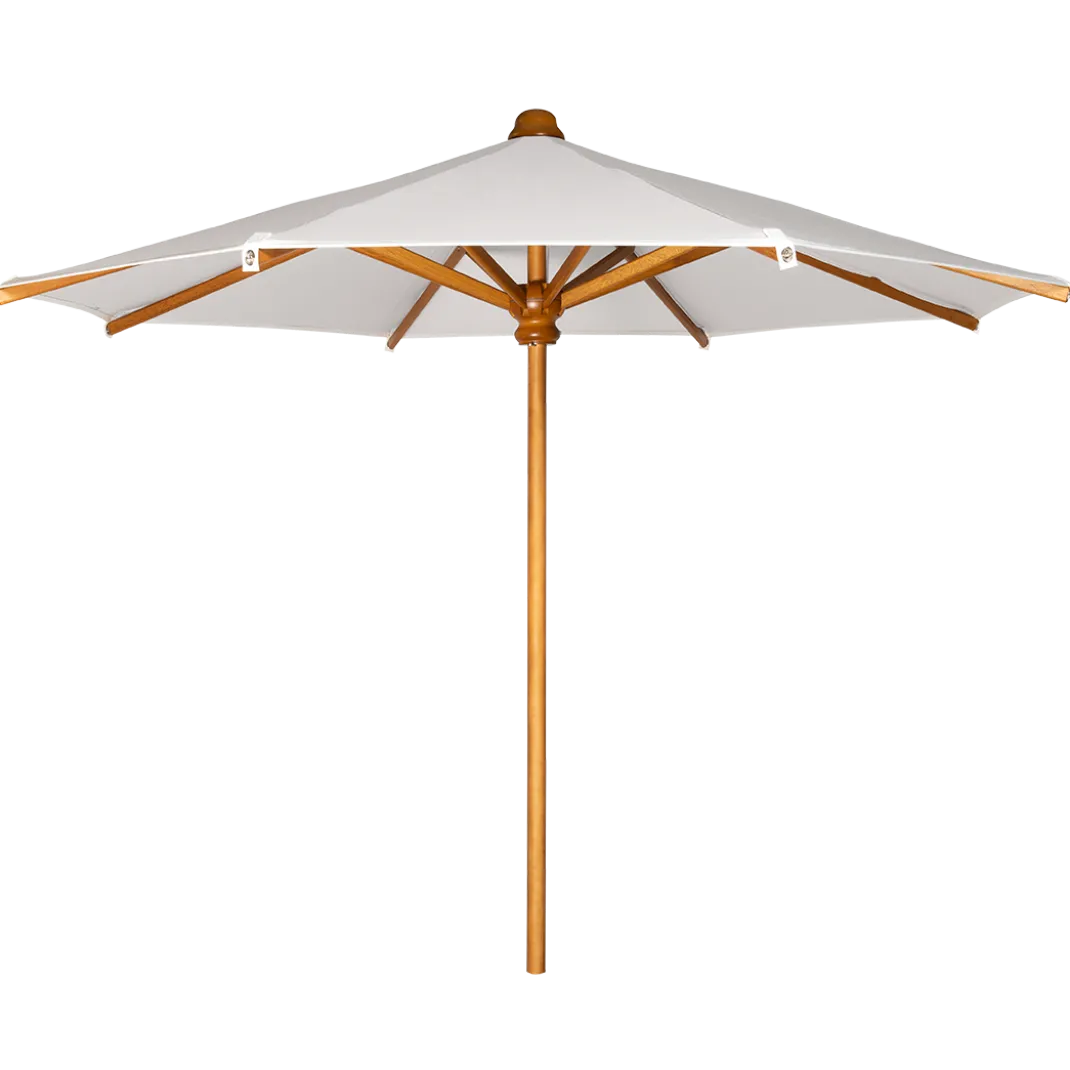 PARASOL Ø 250 CM FINITION PARAPLUIE TRESSE BLANCHE