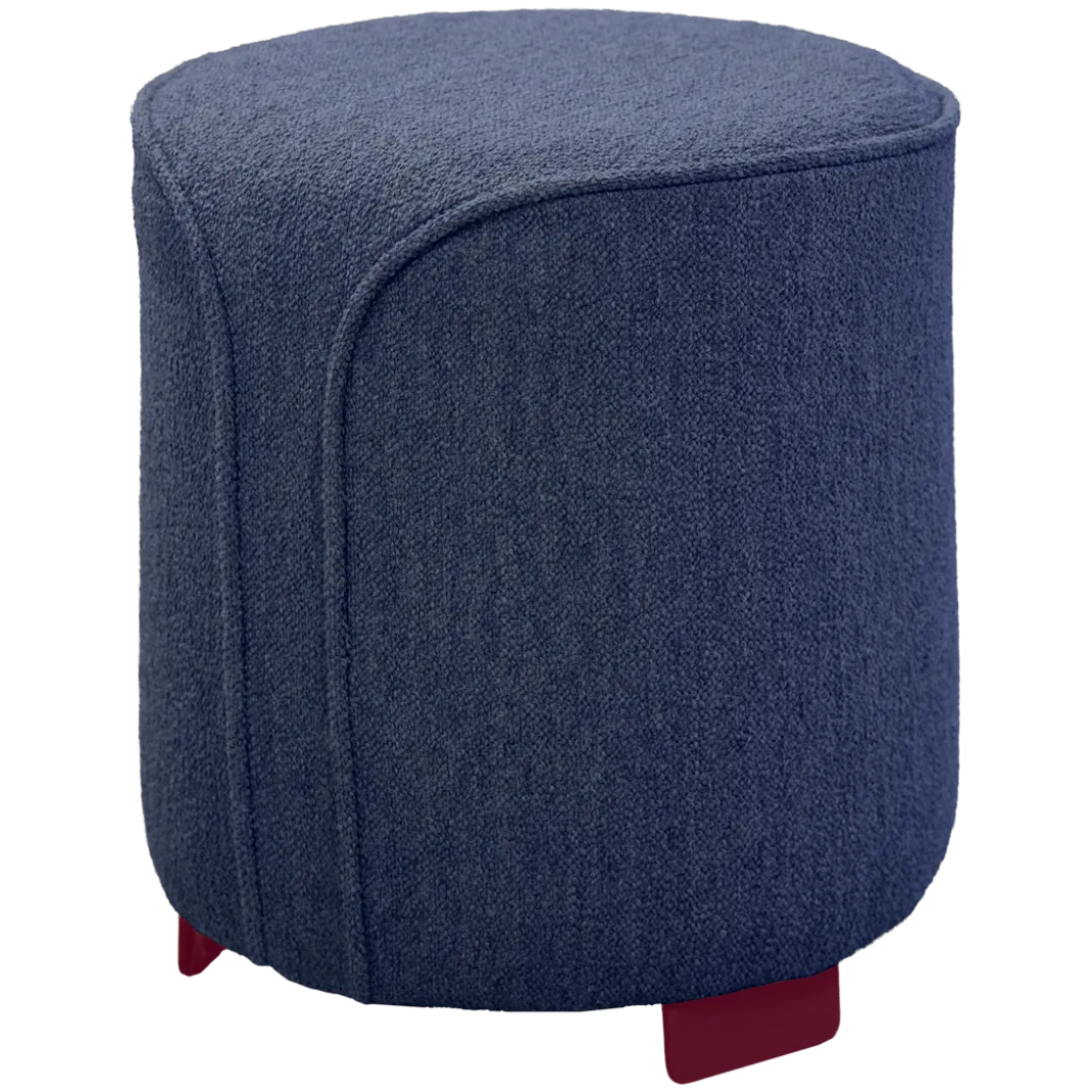 POUF ROND BOUCLETTE
