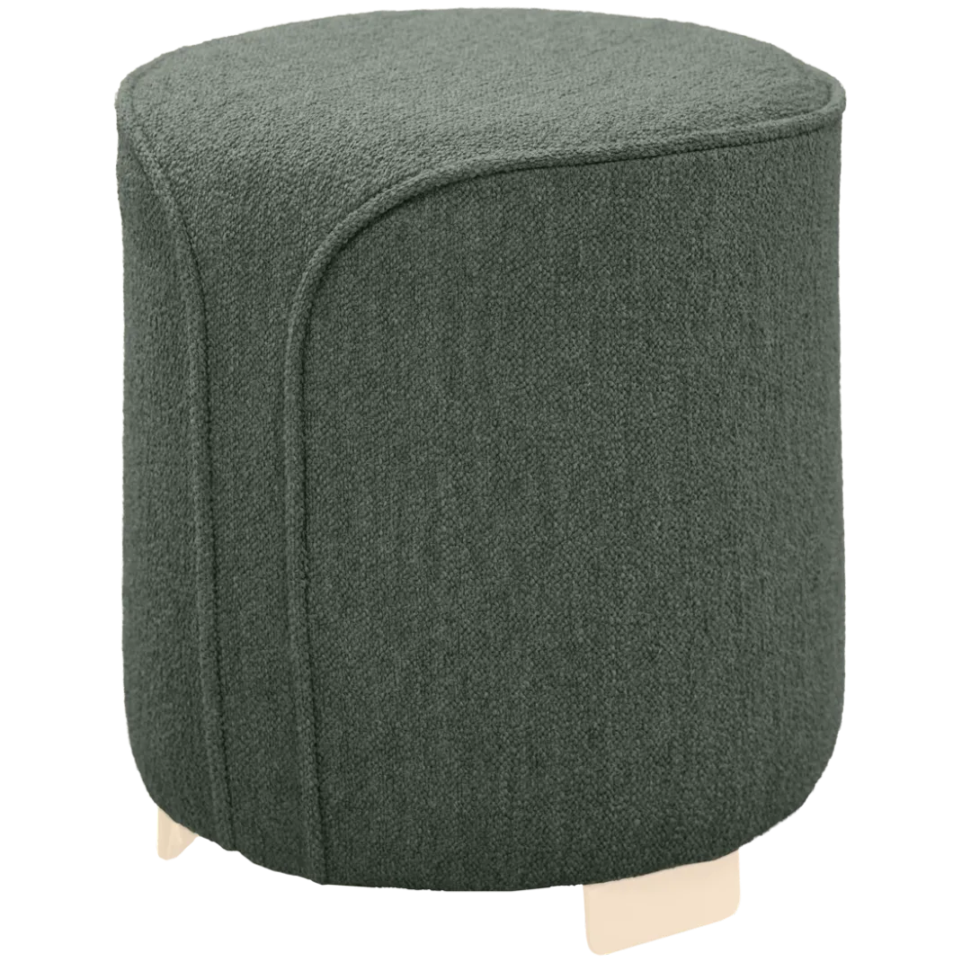 POUF ROND BOUCLETTE