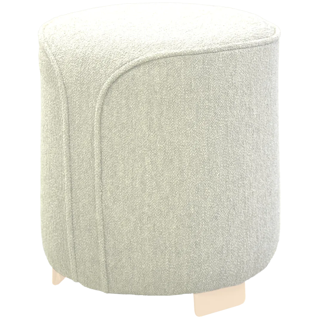 POUF ROND BOUCLETTE