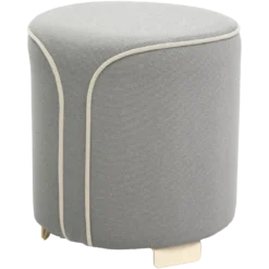POUF ROND CHINÉ