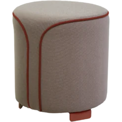 POUF ROND CHINÉ