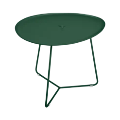 TABLE BASSE OVALE 55 X 44.5 CM, PLATEAU AMOVIBLE