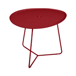 TABLE BASSE OVALE 55 X 44.5 CM, PLATEAU AMOVIBLE