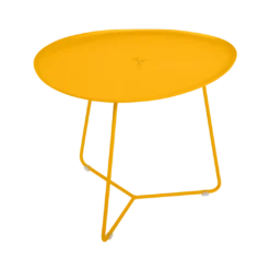 TABLE BASSE OVALE 55 X 44.5 CM, PLATEAU AMOVIBLE