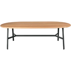 TABLE CHÊNE OVALE 220 X 95 CM