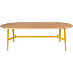 TABLE CHÊNE OVALE 220 X 95 CM