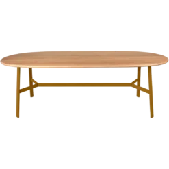 TABLE CHÊNE OVALE 220 X 95 CM