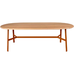 TABLE CHÊNE OVALE 220 X 95 CM