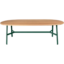 TABLE CHÊNE OVALE 220 X 95 CM
