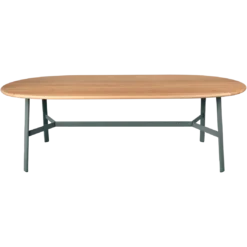 TABLE CHÊNE OVALE 220 X 95 CM