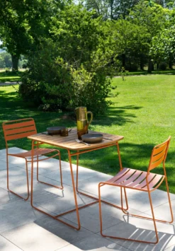 TABLE TECK 90 X 60 CM